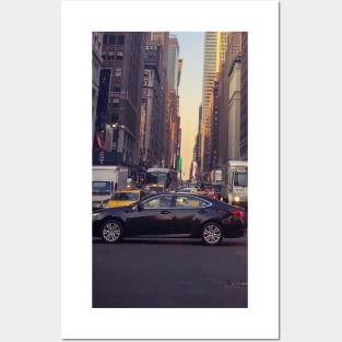 Traffic Jam, New York New York, Manhattan Posters and Art